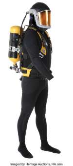 Corey Stall "Ephraim Goodweather" virus containment suit and helmet from the pilot episode of The Strain....