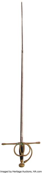 "Nobleman" retractable FX sword used to stab Christopher Lambert "Connor MacLeod" in Highlander....