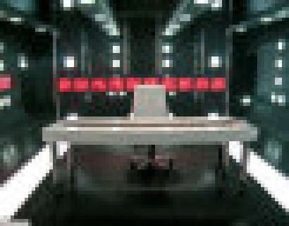 Battlestar Galactica | Basestar Lighted Desk with Rolling Chair | Propworx