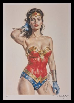 Wonder Woman - Vintage Pin Up edition by Emma Wildfang - Large size | Catawiki