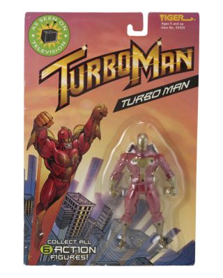 "Jingle All the Way" Prop Turbo Man Blister Pack | Planet Hollywood Vault