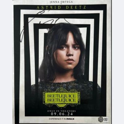 Beetlejuice - Signed by Jenna Ortega (Astrid) | Catawiki
