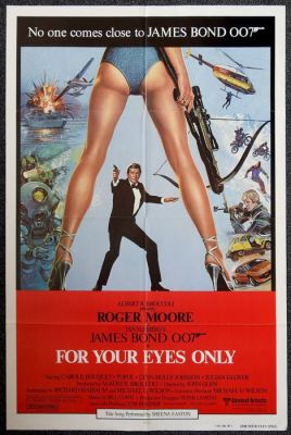 James Bond 007 - Roger Moore - For Your Eyes Only - US one-sheet | Catawiki