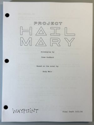 Project Hail Mary (2026) - Final Draft - Ryan Gosling - Waypoint | Catawiki