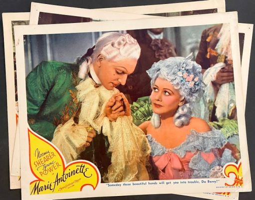Metro-Goldwyn-Mayer Publicity Dept. - Marie Antoinette (1938) – Extremely Rare Set of 3 Original US Lobby Cards – Tyrone Power, Norma - 1930s | Catawiki