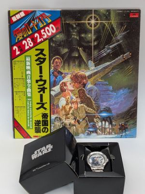 Memorabilia collection - Star Wars Collector — The Empire Strikes Back Soundtrack Vinyl Record & Rogue One Premium Wristwatch | Catawiki