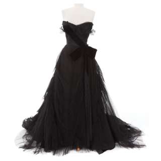 Zsa Zsa Gabor “Zsa Zsa” black tulle gown designed by Adrian from Lovely To Look At | Profiles in History