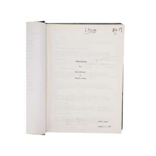 Ghostbusters (1984) | Richard Edlund’s Annotated Personal First Draft Script | Propstore