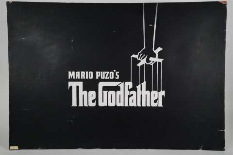 The Godfather (1972) Production Used Title Card | GWS Auctions