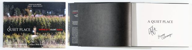 A Quiet Place: Making of a Silent World Hardcover Book Signed by Actor / Writer: John Krasinski & Photographer: Jonny Cournoyer | SWAU