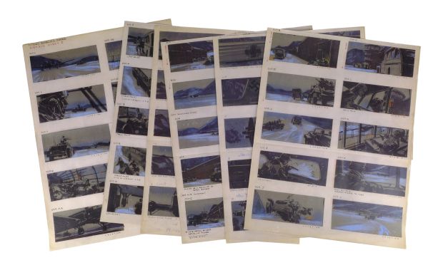 WHERE EAGLES DARE - Set of Six Printed Storyboards