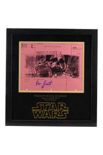 STAR WARS: A NEW HOPE - Ben Burtt-Signed Production Storyboard - Vader Cockpit (251)
