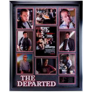 THE DEPARTED (2006) - Lot #608 : Framed Set of Main Cast Autographs