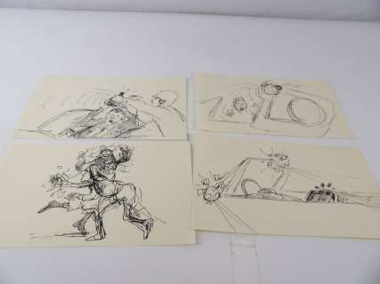 Original 1968 Blackbeards Ghost Storyboards Lot | Eagles Corps International LLC