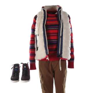 Lot #77 – Love Life Mallory Sasha Compère Screen Worn Moncler Vest Sweater Pants & Shoes Ep 108
