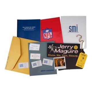 JERRY MAGUIRE (1996) - Lot #193: Jerry Maguire‘s (Tom Cruise) Folders, Business Cards, and Paperwork with Photo and Parking Pass