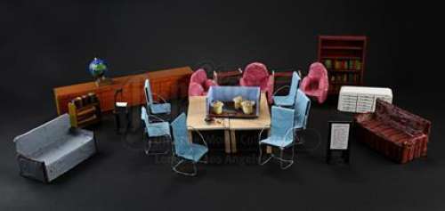 Community | S2E21 - Paradigms of Human Memory: The Greendale Seven’s Study Room Diorama Furniture | Propstore