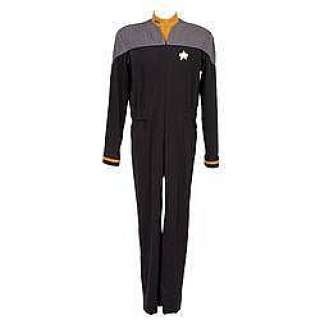 Lot 230 - BRENT SPINER STARFLEET DUTY UNIFORM WORN AS "DATA"