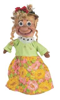 A "Time for Beany" Floral Female Hand Puppet. | Van Eaton Galleries