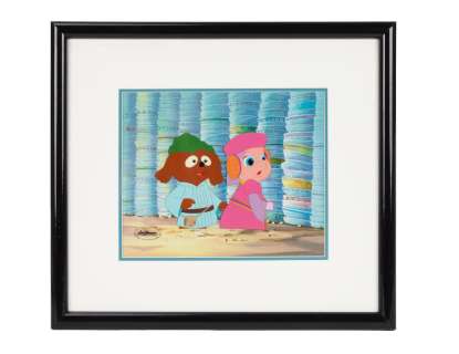 Muppet Babies - Lot #65 - "The Adventures of Kermo Polo" Framed Animation Cel