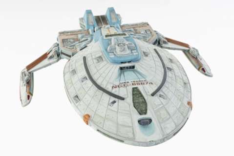 STAR TREK - DEEP SPACE NINE | "U.S.S. YEAGER" STARSHIP MODEL (WITH DVD) | Julien’s