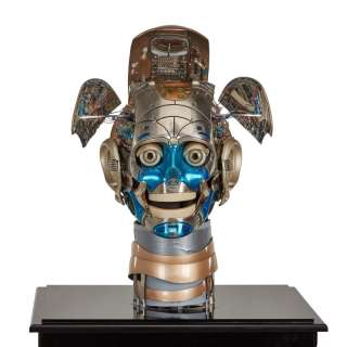 Lot 30 - Bicentennial Man | Robin Williams "Andrew Martin" Hero Animatronic Head And Custom Display Stand