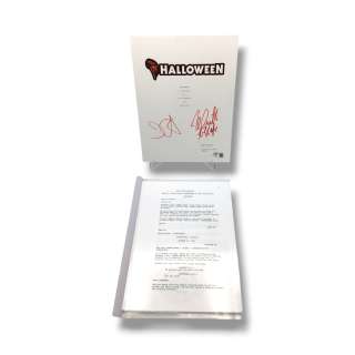 Halloween Script (Shooting Draft) | Signed by John Carpenter & Nick Castle (Beckett Certified) | misc / divers
