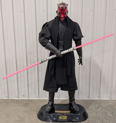 Lot 3267 - Life Size Star Wars Phantom Menace Darth Maul Pepsi Promotional Sith Prop | misc / divers