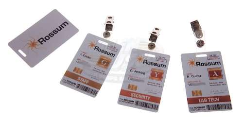 Lot 95 - Dollhouse (TV) - Rossum Corp. Laminated ID Badges