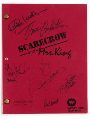 Kate Jackson | Cast-Signed “Scrarecrow and Mrs. King” Script | Julien’s