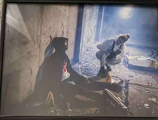 Lot 42 - Scream 7 original framed art On screen | Piece of the Past