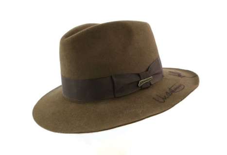 Indiana Jones - Official fedora hat signed by five including Julian Glover, John Rhys Davies, Vic… | Ewbank’s