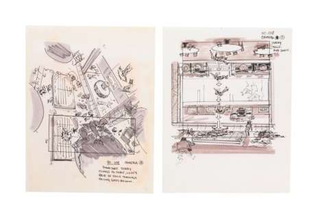 Lot 20 - Irwin Allen | "The Poseidon Adventure" Original Storyboard Illustrations