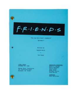 Friends | "The One With Ross’s Sandwich" Script Studio Made Reproduction (B) | Julien’s