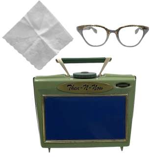 Hello Tomorrow! Barbara Billings’s Jacki Weaver Glasses, Then N Now Photo Album & Handkerchief | VIP Fan Auctions