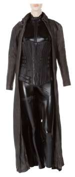 Lot 1732 - Kate Beckinsale "Selene" costume with trench coat from Underworld.