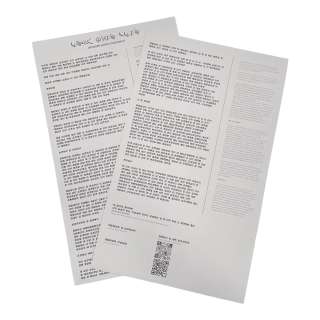 Lot ? - Landscape with Invisible Hand Adam Campbell’s Asante Blackk Vuvv Contract | VIP Fan Auctions