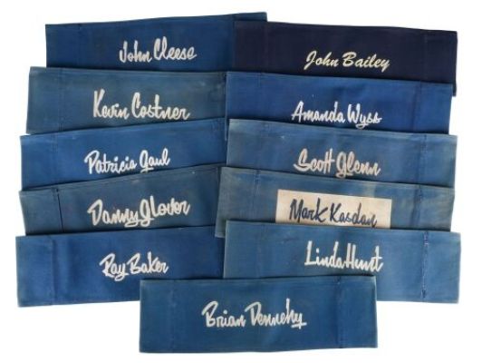 Silverado (1985) | Lot 1093 : Set of 11 Key Cast and Crew Chairbacks | Propstore