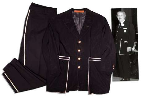 Captain Kangaroo’s 1955-1971 Screen-Worn Navy Blue Suit -- With the Kangaroo-Pocket Jacket That Inspired the Name | Nate Sanders