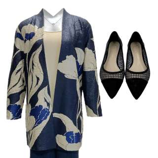 Lot ? - American Fiction Agnes’s Leslie Uggams Kimono, Shirt, Pants & Flat Shoes | VIP Fan Auctions