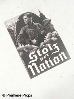 Inglorious Basterds ’Stolz der Nation’ Program Movie Props | Premiere Props