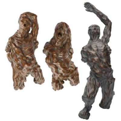 ALTERED STATES (1980) - Lot #99 : Dick Smith Collection: Set of Three Eddie Jessup (William Hurt) Devolved Makeup Reference Maquettes