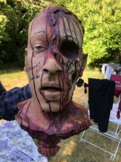 Collectors!!! OOAK Simon Pegg cast crew signed foam head | eBay US (Buy It Now)