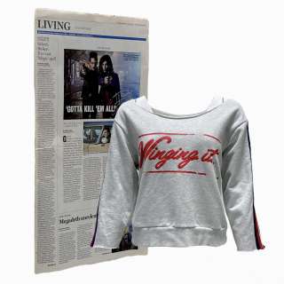 Lot #230: Ash vs Evil Dead (2015-2018) Kelly Maxwell Dana DeLorenzo Production Used Wardrobe Piece and Signed Telegram Newspaper Ep 102