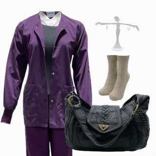 The Iron Claw Pam Lily James Screen Worn Jacket, Shirt, Pants, Purse, Socks & Earrings Ch 16 Sc 139 | VIP Fan Auctions