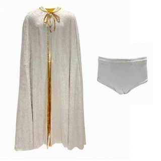 Lot #202: The Iron Claw Kevin Von Erich Zac Efron Screen Worn Wrestling Trunks & Cape Ch 13 Sc 45, 46