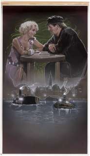 THE DOCKS OF NEW YORK VHS ORIGINAL ART BY CHARLES DAVID de MAR. | Hake’s