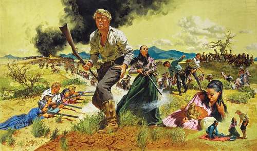 Lot 1397 - The Unforgiven (2) original poster art.