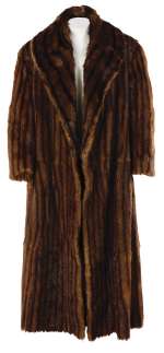 Lot 814 - Signature Orson Welles "Kane" mink coat from Citizen Kane.