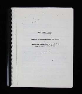 James Bond Thunderball - Revised script from 1965, later printed. | Ewbank’s